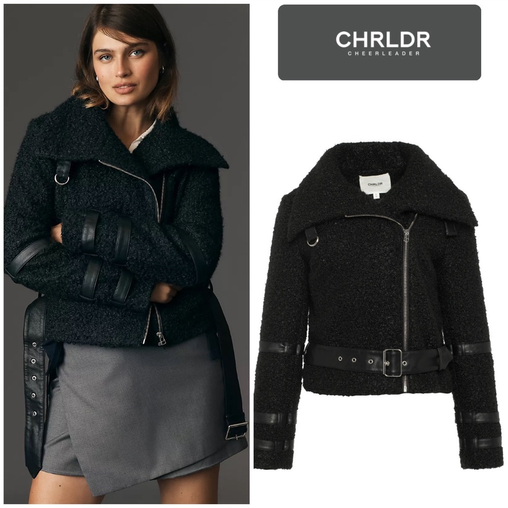 CHRLDR | Anthropology ~ Milki Cropped Teddy Bear Jacket